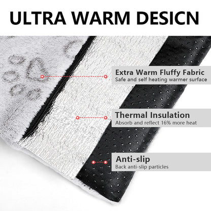 Self Warming Pet Mat with Anti Slip Base