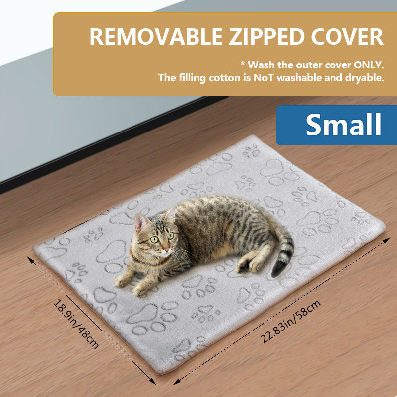 Self Warming Pet Mat with Anti Slip Base